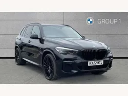 Black Used 2022 BMW X5 M Sport SUV | £43,992 (Fair price)