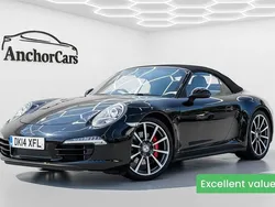 Black Used 2014 Porsche 911 Carrera 4S Cabriolet Cabriolet | £54,896