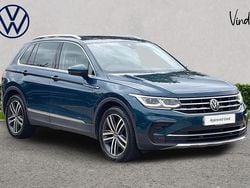 Blue Used 2021 VW Tiguan Elegance SUV | £18,941 (Good price)