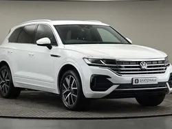 Pure white Used 2023 VW Touareg R-line SUV | £40,850 (Good price)