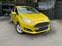 Yellow Used 2014 Ford Fiesta Zetec Hatchback | £5,195 (Fair price)