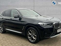 Black sapphire Used 2021 BMW X3 xLine SUV | £24,378 (Fair price)