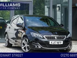 Black Used 2017 Peugeot 308 GT-line Hatchback | £6,490 (Fair price)