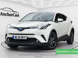 White Used 2018 Toyota C-HR SUV | £13,909 (Fair price)