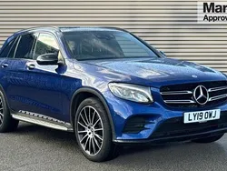 Blue Used 2019 Mercedes GLC250 AMG Estate | £23,548 (Fair price)