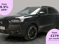 Black Used 2021 DS Automobiles DS7 Crossback Performance Line Plus SUV | £19,213 (Fair price)