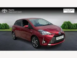 Red Used 2020 Toyota Yaris Hybrid Hatchback | £14,037 (Fair price)
