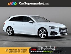 White Used 2023 Audi A4 S-Line Estate | £23,397 (Good price)