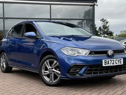 Blue Used 2023 VW Polo R-line Hatchback | £18,600 (Fair price)