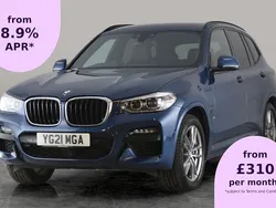 Blue Used 2021 BMW X3 M Sport SUV | £21,373 (Super price)