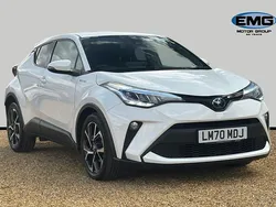 White Used 2020 Toyota C-HR Design SUV | £16,995 (Fair price)