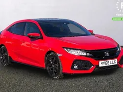 Red Used 2018 Honda Civic Sport Plus Hatchback | £16,799 (Fair price)