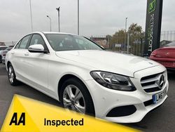 White Used 2017 Mercedes C200 Executive Sedan | £12,480 (Fair price)
