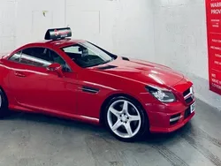 Red Used 2012 Mercedes SLK250 AMG Cabriolet | £12,495 (Expensive)