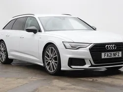 White Used 2021 Audi A6 Black Edition Estate | £28,995 (Fair price)