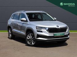 Brilliant silver metallic Used 2024 Skoda Karoq SE L SUV | £19,795 (Fair price)