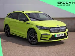 Green Used 2023 Skoda Enyaq iV vRS SUV | £33,990 (A bit pricey)