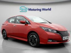 Red Used 2022 Nissan Leaf Acenta Hatchback | £9,200