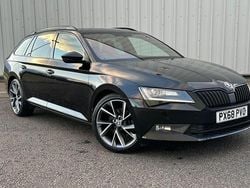 Black Used 2018 Skoda Superb SportLine Estate | £15,995 (Fair price)