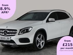 White Used 2019 Mercedes GLA180 AMG line SUV | £15,440 (Fair price)