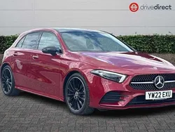 Manufaktur metallic patagonia red Used 2022 Mercedes A180 AMG Line Premium Plus Hatchback | £23,699 (Expensive)