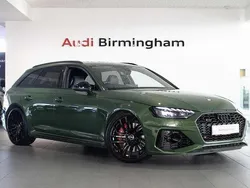 Sonoma green metallic Used 2021 Audi RS4 Advanced Estate | £56,000 (Fair price)