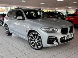 Silver Used 2018 BMW X3 M Sport SUV | £23,489 (Fair price)