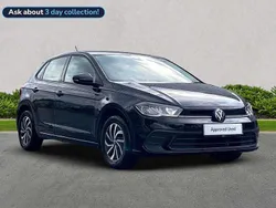 Black Used 2023 VW Polo Life Hatchback | £16,039 (Fair price)