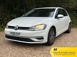 White Used 2018 VW Golf VII SE Hatchback | £9,750 (Good price)
