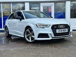 White Used 2018 Audi S3 Sportback Black Edition Hatchback | £19,000