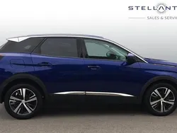 Blue Used 2018 Peugeot 3008 Allure SUV | £10,513 (Fair price)
