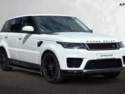 White Used 2018 Land Rover Range Rover Sport HSE SUV | £31,100 (Fair price)