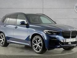 Blue Used 2022 BMW X5 M Sport SUV | £43,950 (Good price)