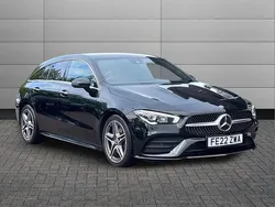Black Used 2022 Mercedes CLA220 Shooting Brake AMG Line Premium Estate | £24,395 (Fair price)