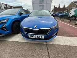 Blue Used 2022 Skoda Scala SE L Hatchback | £15,495 (Fair price)
