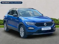 Blue Used 2018 VW T-Roc SE SUV | £14,155 (Fair price)