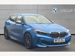 Misano blue Used 2023 BMW M135 Comfort Edition Hatchback | £32,350 (Fair price)