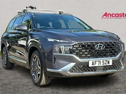 Blue Used 2021 Hyundai Santa Fe Ultimate SUV | £32,499 (Expensive)