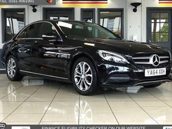 Black Used 2015 Mercedes C200 Sedan | £7,940 (Fair price)