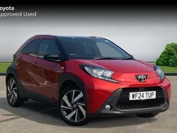 Chilli red bitone Used 2024 Toyota Aygo Hatchback | £13,359 (Fair price)