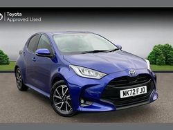 Blue Used 2022 Toyota Yaris Hybrid Design Hatchback | £17,170 (Fair price)