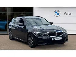 Black Used 2021 BMW 320e M Sport Estate | £25,558 (Fair price)