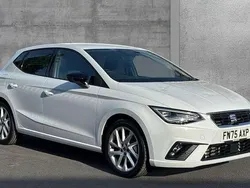 Metallic glacial white New 2025 Seat Ibiza FR Hatchback | £18,990 (Good price)
