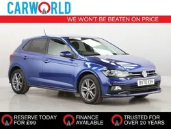 Blue Used 2020 VW Polo R-line Hatchback | £14,970 (Good price)