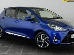 Blue Used 2020 Toyota Yaris Hybrid Hatchback | £12,195 (Good price)