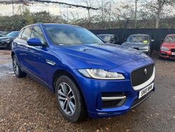 Blue Used 2018 Jaguar F-Pace R-Sport SUV | £16,995 (Fair price)
