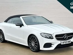 White Used 2019 Mercedes E350 AMG line Cabriolet | £24,438 (Fair price)