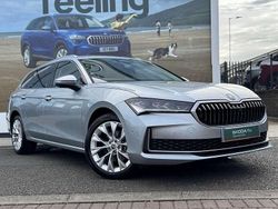 Pebble silver metallic Used 2024 Skoda Superb SE L Estate | £27,990 (Expensive)