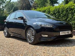 Black Used 2018 Ford Focus ST-Line Hatchback | £7,295 (Good price)