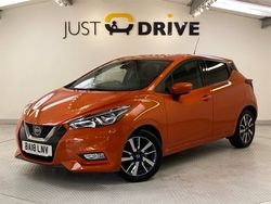 Orange Used 2018 Nissan Micra N-Connecta Hatchback | £8,995 (A bit pricey)